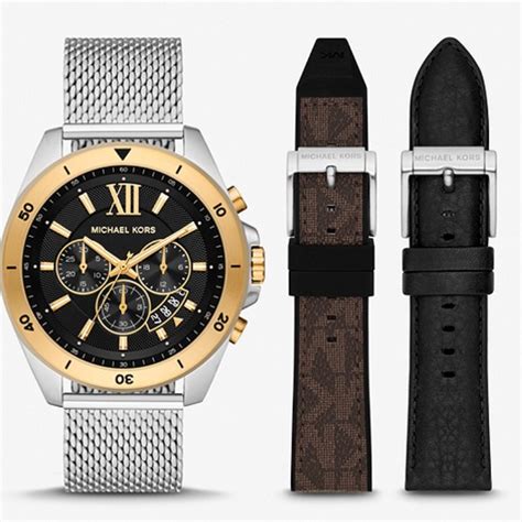 michael kors interchangeable watch|Oversized Brecken Two.